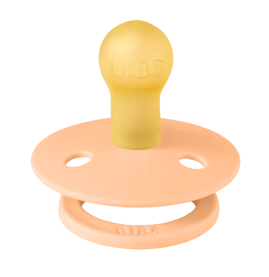 Bibs suzeta latex tip cherry Colour Collection 0-6 luni, Peach