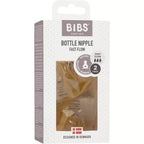 Bibs tetina latex 3 picaturi cu flux rapid 0m+ 2 buc