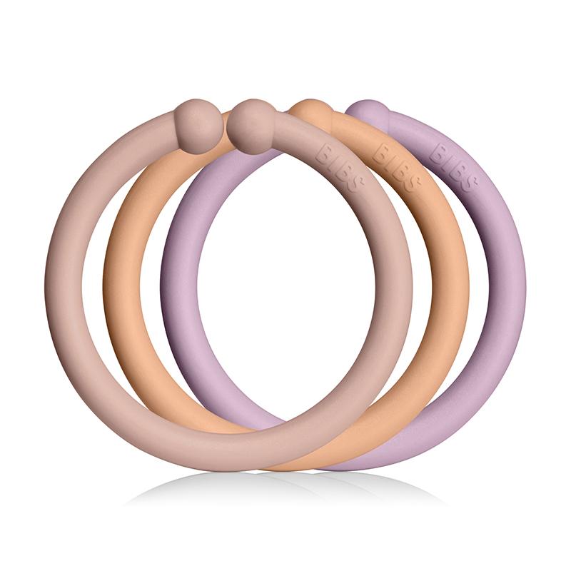 Bibs inele pentru atasare jucarii Loops 0m+, 01 Imagine principală a produsului