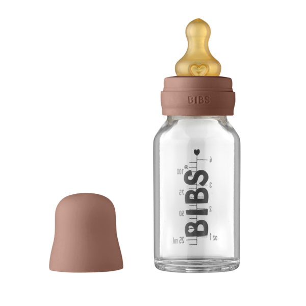 Bibs set biberon sticla 110 ml tetina latex flux lent 0m+, Woodchuck