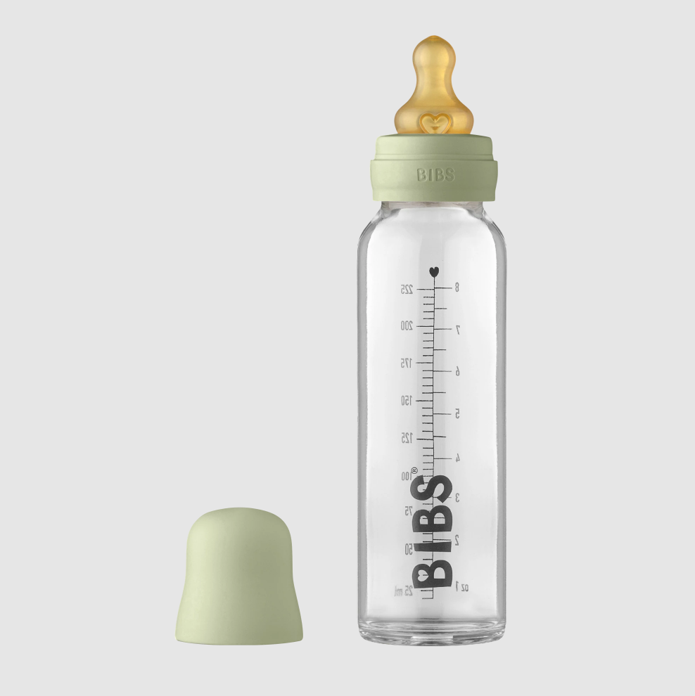 Bibs set biberon sticla 225 ml tetina latex flux lent 0m+, Sage Imagine principală a produsului