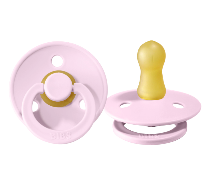 Bibs suzeta latex tip cherry Colour Collection 0-6 luni, Baby Rose