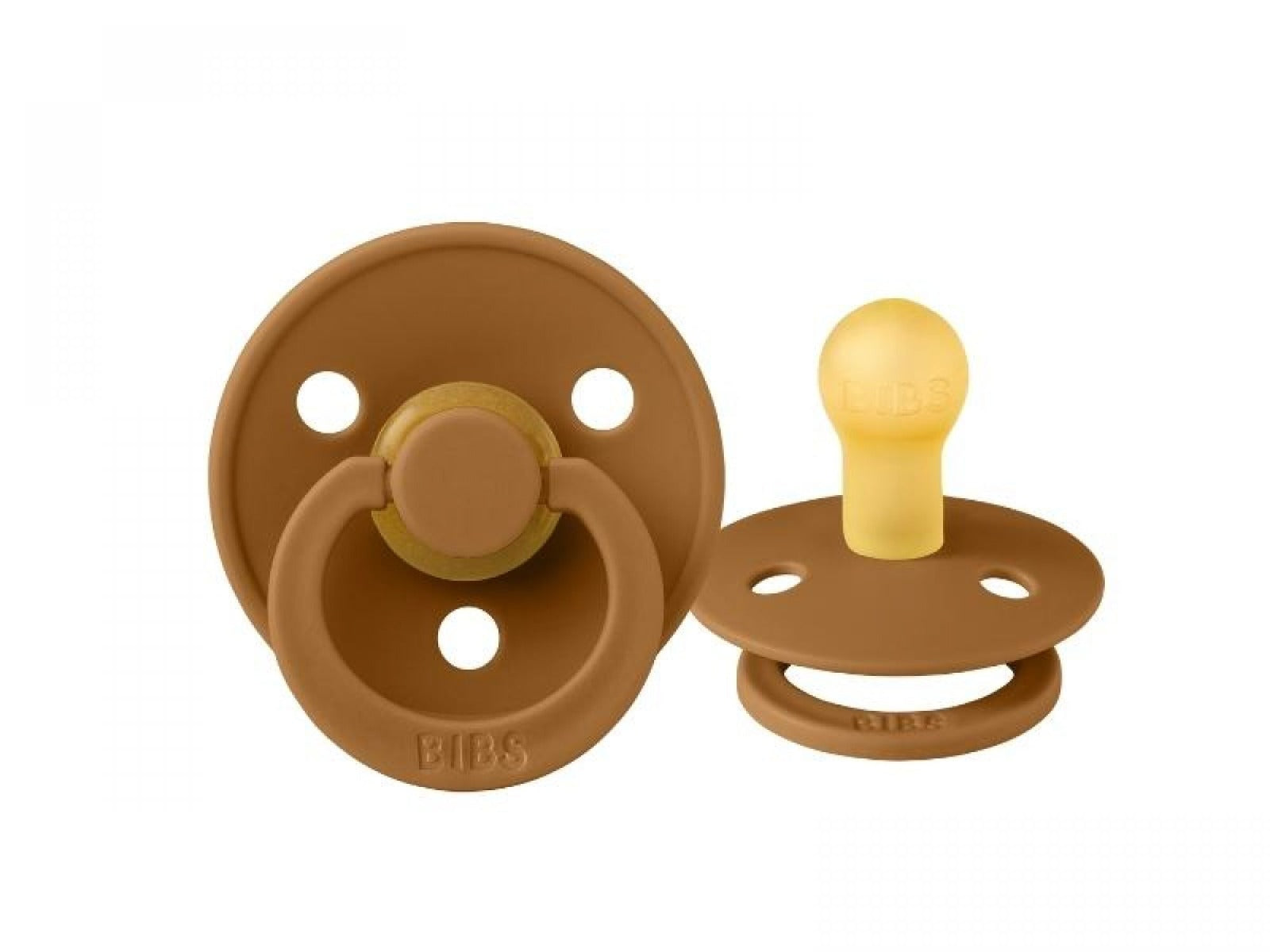 Bibs suzeta latex tip cherry Colour Collection 0-6 luni, Caramel Imagine principală a produsului