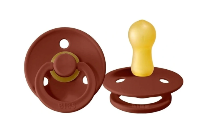 Bibs suzeta latex tip cherry Colour Collection 6-18 luni, Rust Imagine principală a produsului