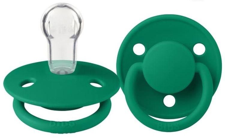 Bibs suzeta silicon tip cherry De Lux 0-3 ani, , Evergreen Imagine principală a produsului