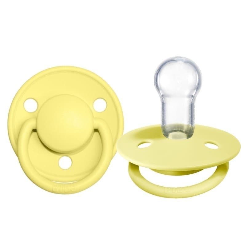 Bibs suzeta silicon tip cherry De Lux 0-3 ani, Violet