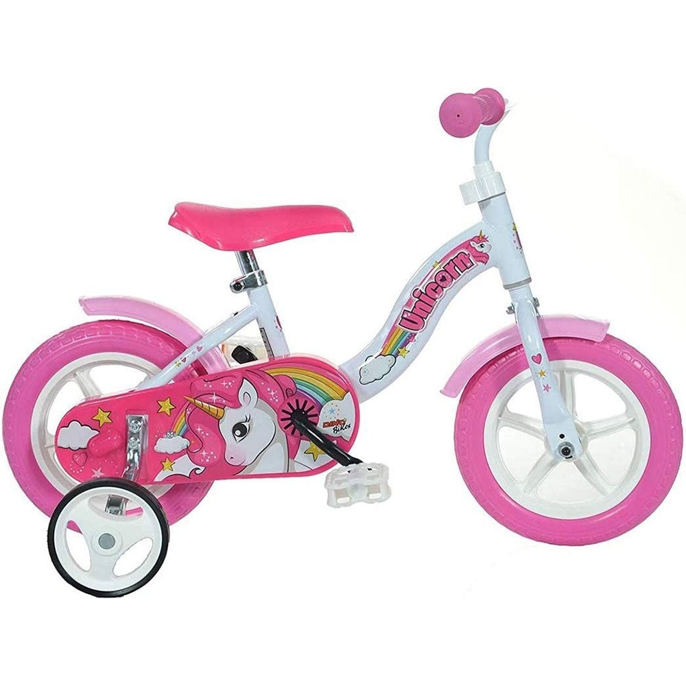 Dino Bikes bicicleta copii 10" pentru 3ani+ Unicorn Imagine principală a produsului