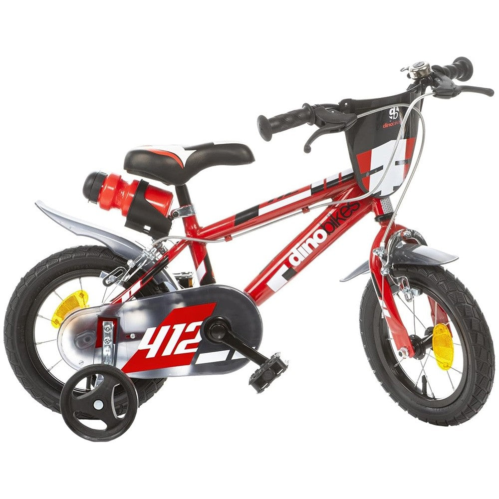 Dino Bikes bicicleta copii 12" 412 rosu 3-5 ani