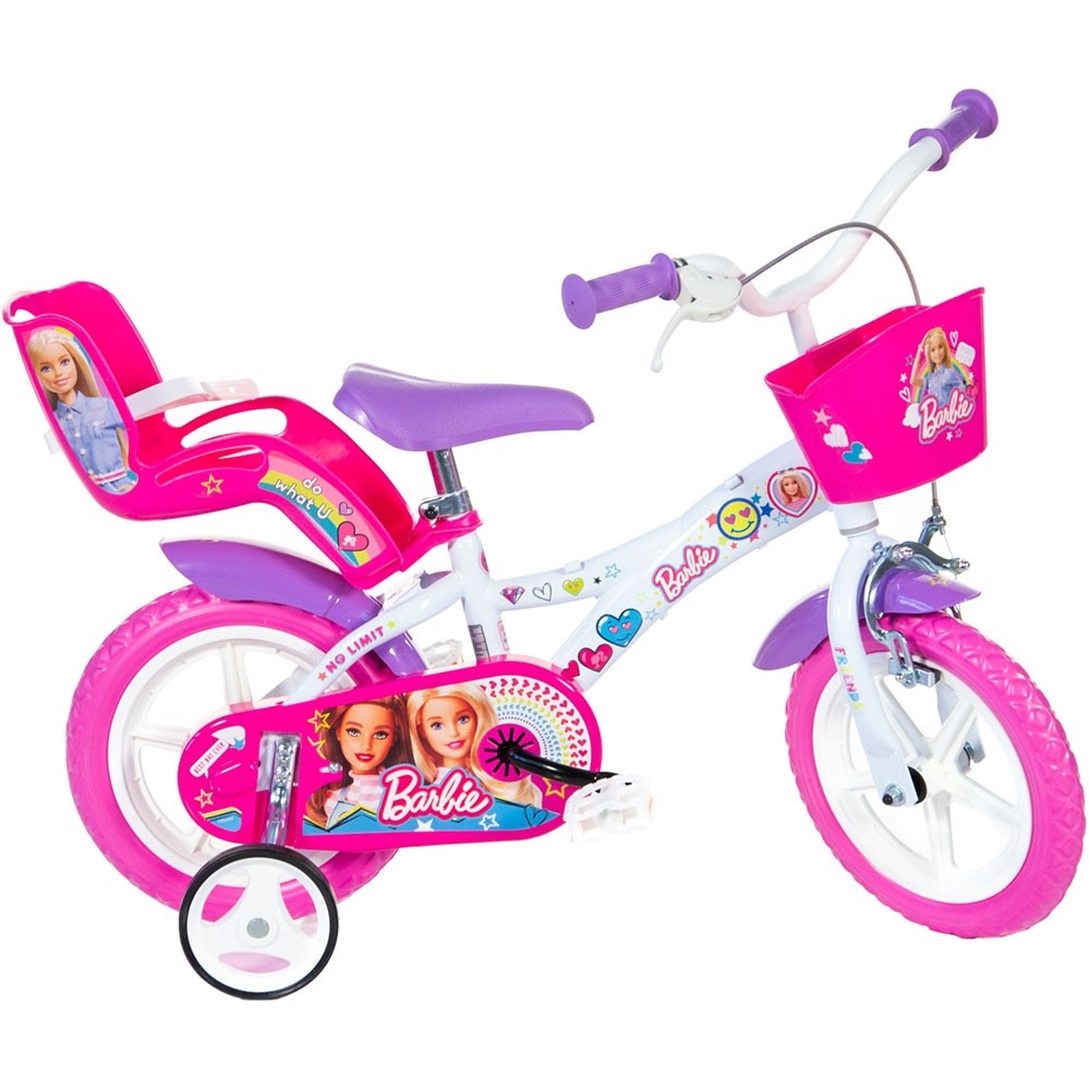 Dino Bikes bicicleta copii 12" pentru 3 ani+ Barbie