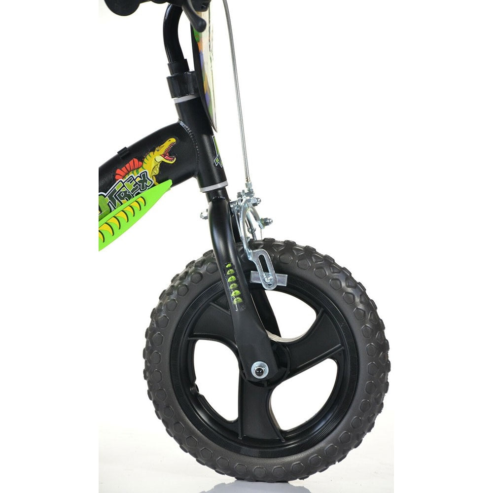 Dino Bikes bicicleta copii 12" pentru 3 ani+ Dinosaur