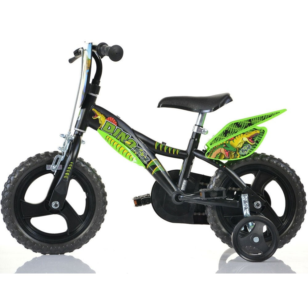 Dino Bikes bicicleta copii 12" pentru 3 ani+ Dinosaur