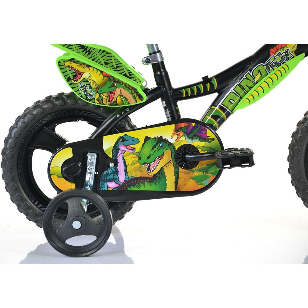 Dino Bikes bicicleta copii 12" pentru 3 ani+ Dinosaur
