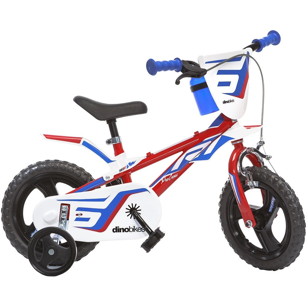 Dino Bikes bicicleta copii 12" pentru 3-5 ani R1 Rosu Imagine principală a produsului