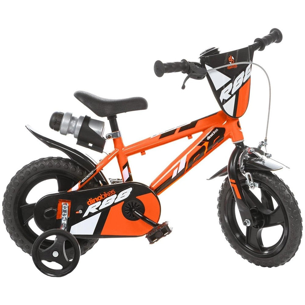 Dino Bikes bicicleta copii 12" R88 portocaliu 3-5 ani Imagine principală a produsului