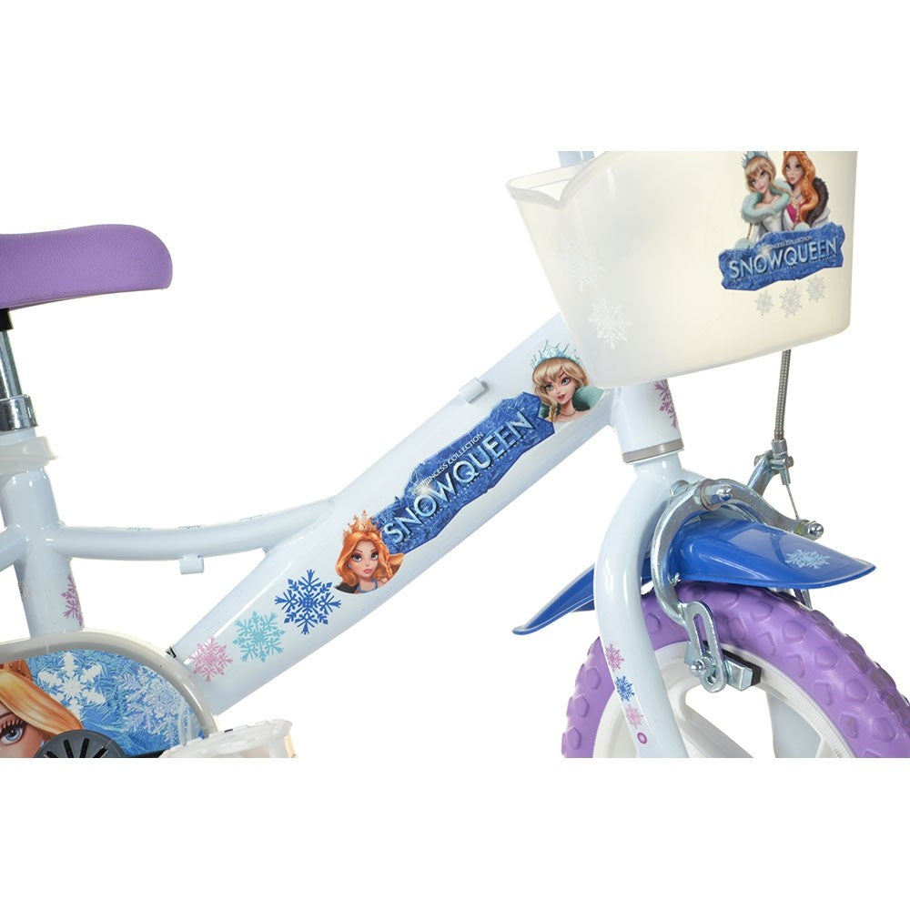 Dino Bikes bicicleta copii 12" Snow Queen 3-5 ani