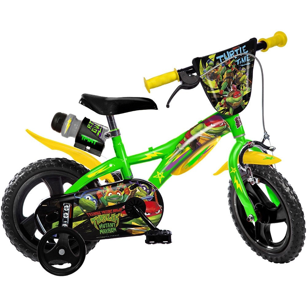 Dino Bikes bicicleta copii 12" pentru 3-5 ani Testoasele Ninja Imagine principală a produsului