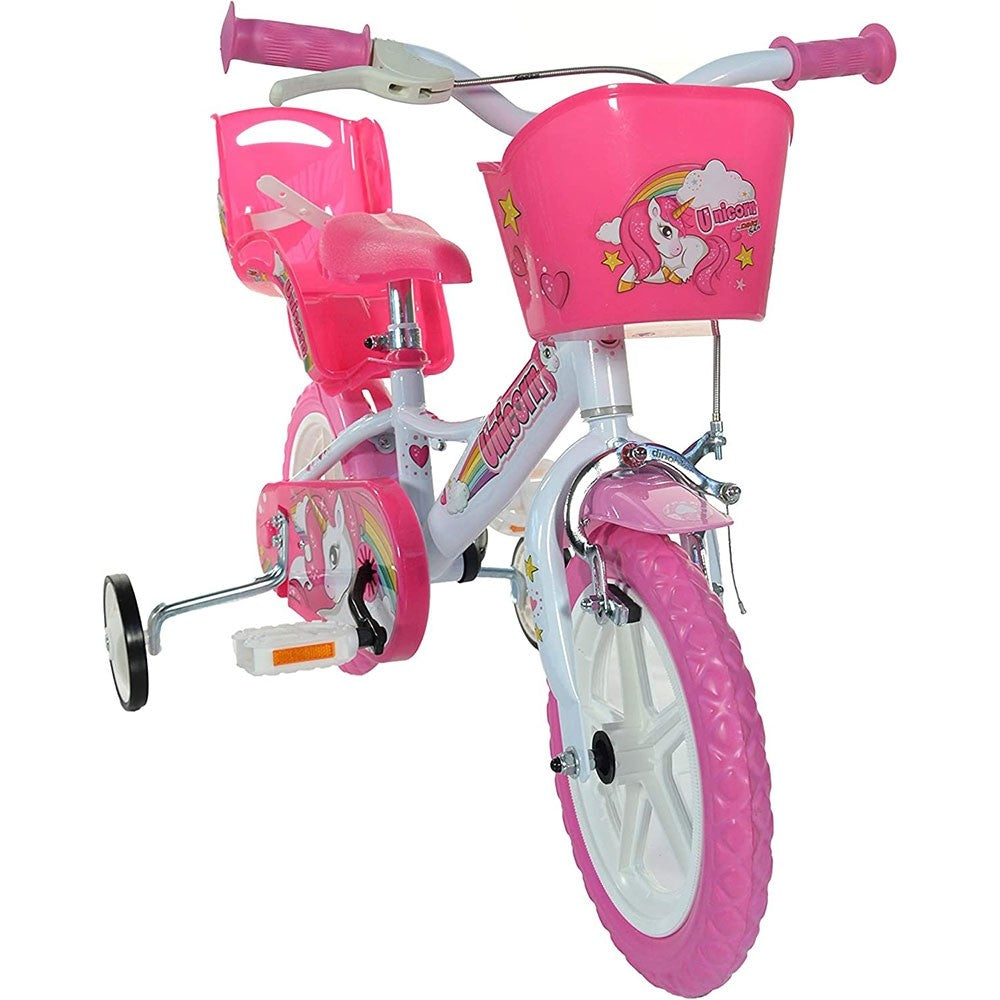 Dino Bikes bicicleta copii 12" pentru 3 ani+ Unicorn Imagine secundară a produsului
