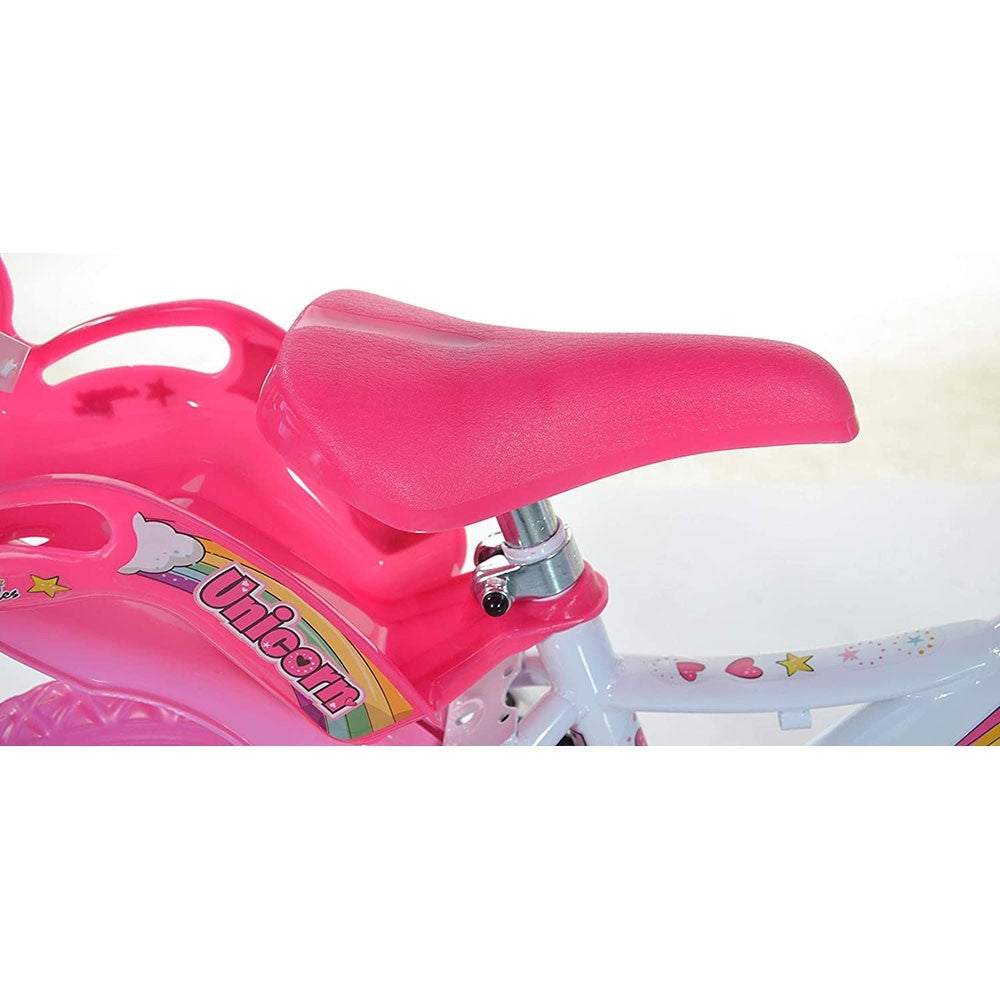 Dino Bikes bicicleta copii 12" pentru 3 ani+ Unicorn