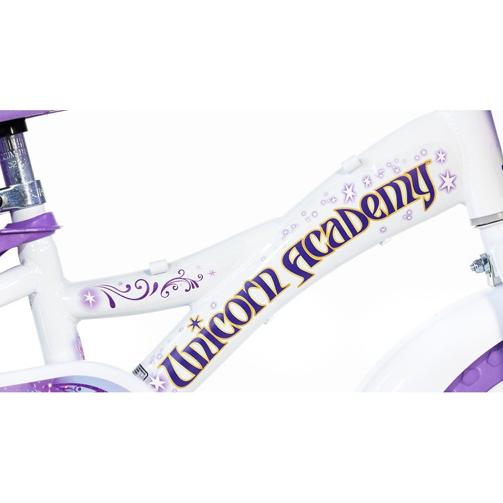 Dino Bikes bicicleta copii 12" Unicorn Academy 3-5 ani Imagine secundară a produsului