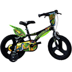 Dino Bikes bicicleta copii 14" pentru 4 ani+ Dinosaur