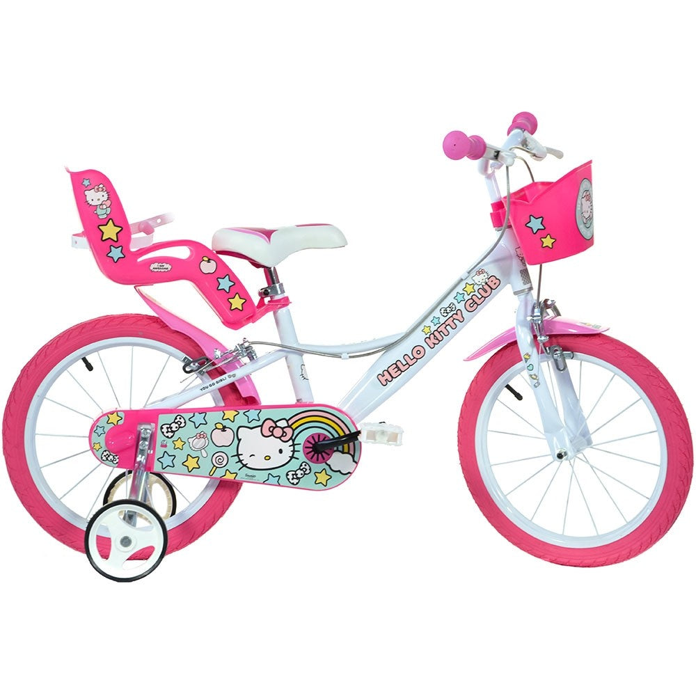 Dino Bikes bicicleta copii 14" pentru 4 ani+ Hello Kitty