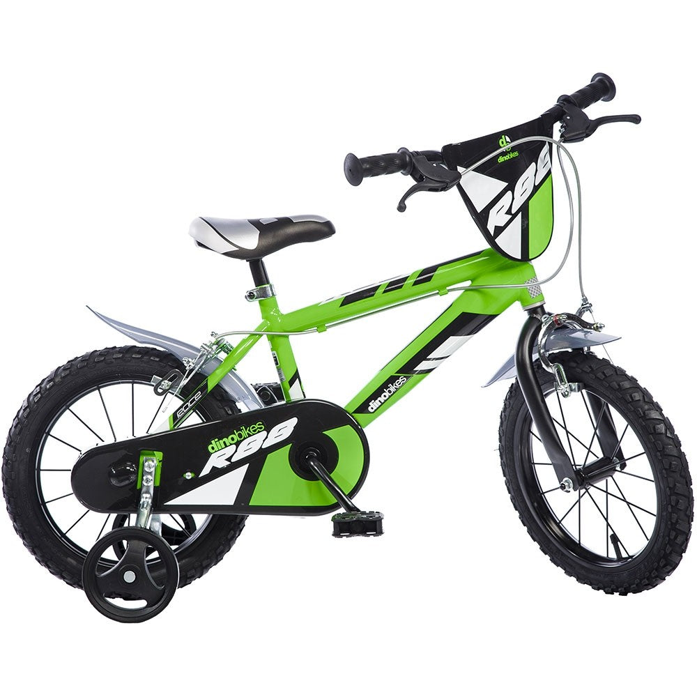 Dino Bikes bicicleta copii 16" pentru 6 ani+ R88 verde Imagine principală a produsului