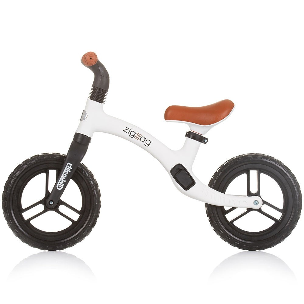 Chipolino bicicleta fara pedale Zig Zag 3 ani+ Black white
