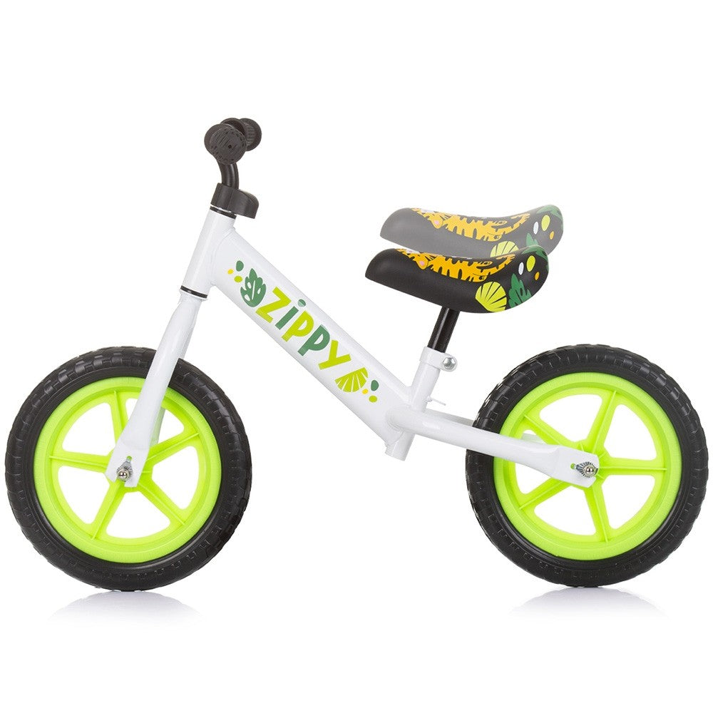 Chipolino bicicleta fara pedale 12" Zippy 3 ani+ Green