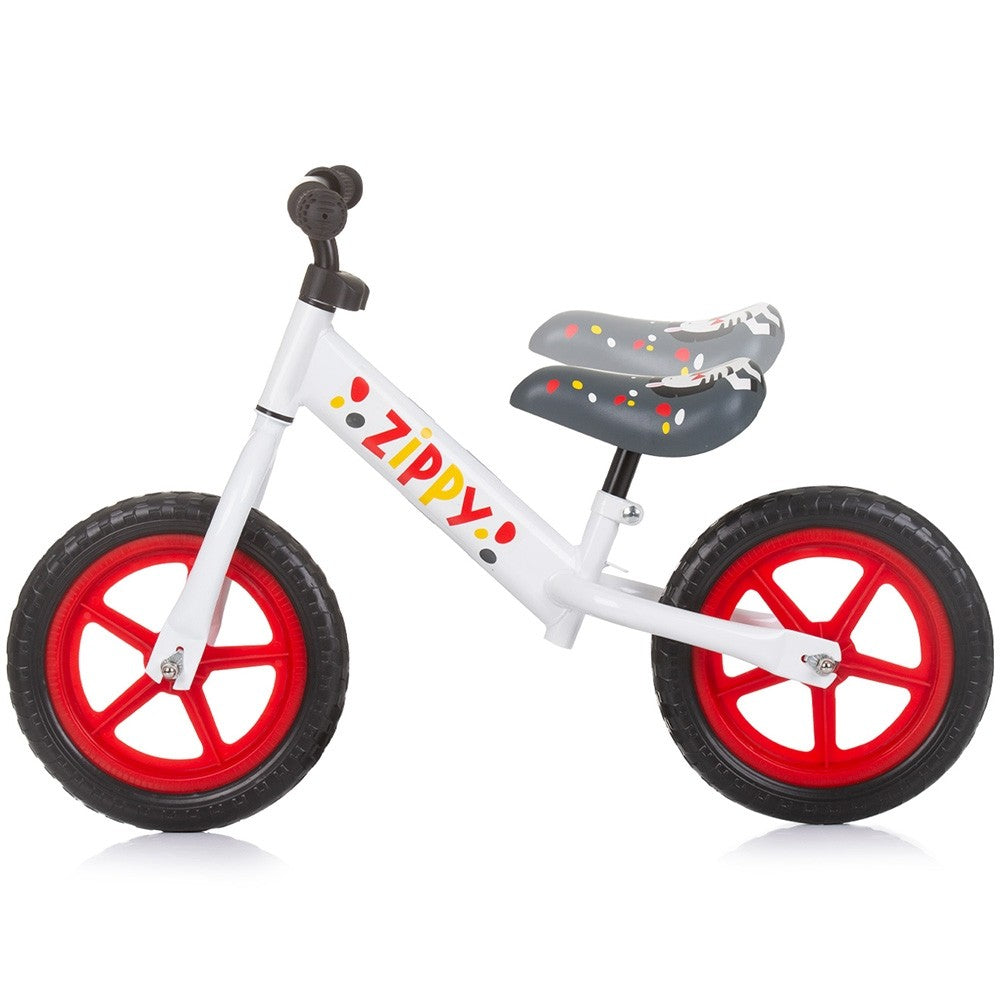 Chipolino bicicleta fara pedale 12" Zippy 3 ani+ Red Imagine secundară a produsului
