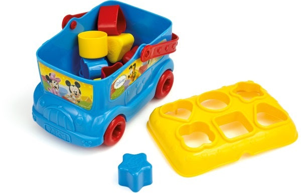 Clementoni jucarie autobuz cu forme de sortat - Mickey 04