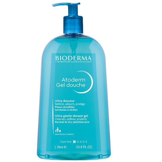 Bioderma gel de dus Atoderm 0m+ 1000 ml Imagine principală a produsului