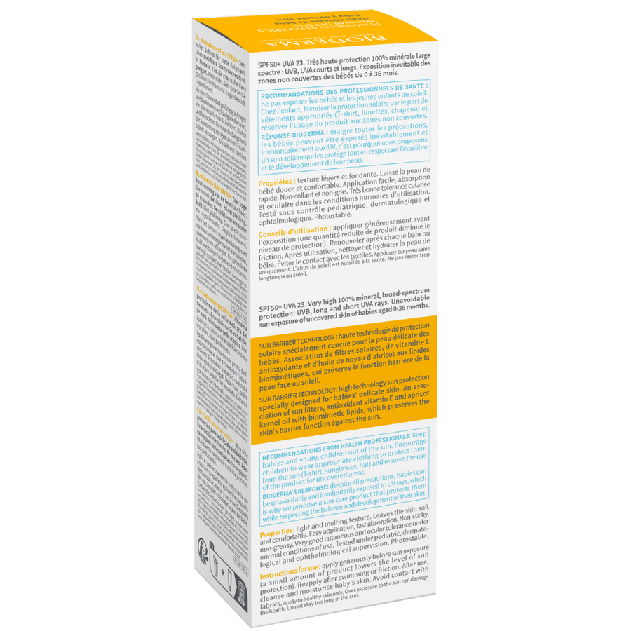 Bioderma Crema protectie solara pentru copii SPF 50+ Photoderm Pediatrics Mineral 50 gr