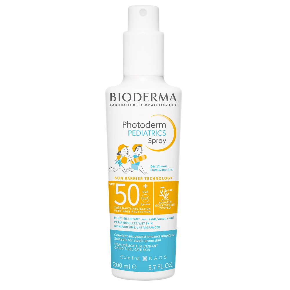 Bioderma spray protectie solara pentru copii SPF 50+ Photoderm Pediatrics 0m+ 200 ml Imagine principală a produsului
