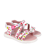 Biomecanics Agatha Ruiz De La Prada sandale fete 28-36 Blanco y multicolor cu buline