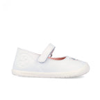 Biomecanics balerini fete First Steps Barefoot 19-26 Sauvage Blanco cu fluturas
