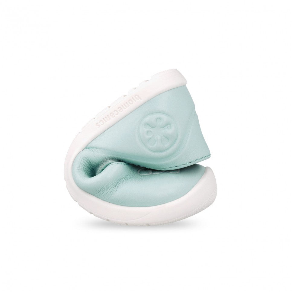 Biomecanics balerini fete First Steps Barefoot 19-26 Sauvage Sky cu fluturas