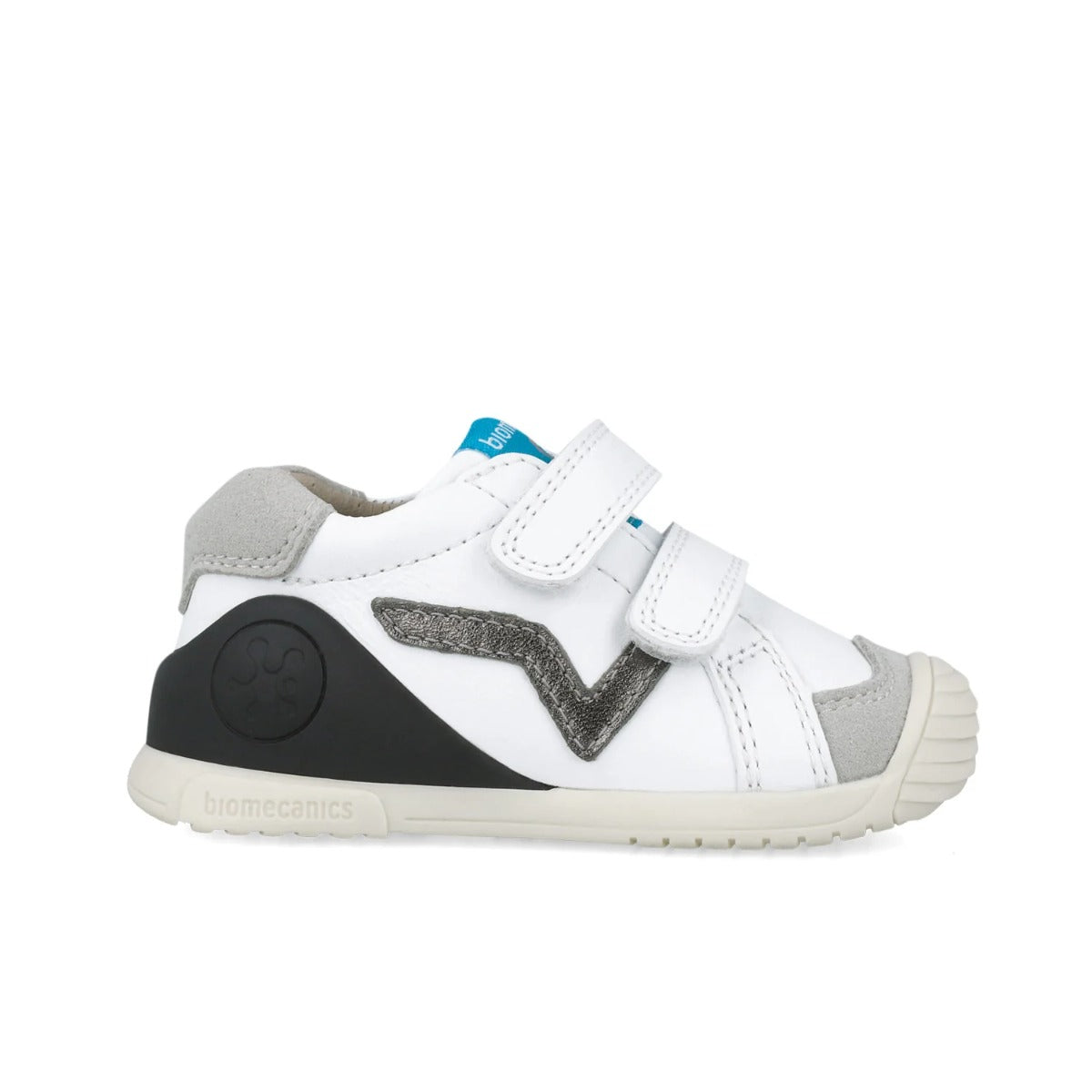 Biomecanics pantofi baieti 18-25 Napa Blanco cu gri