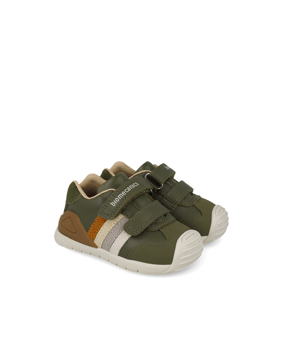 Biomecanics pantofi baieti 18-25 Sauvage Militare cu dungi