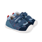 Biomecanics pantofi baieti 18-25 Sauvage Petrol cu dino