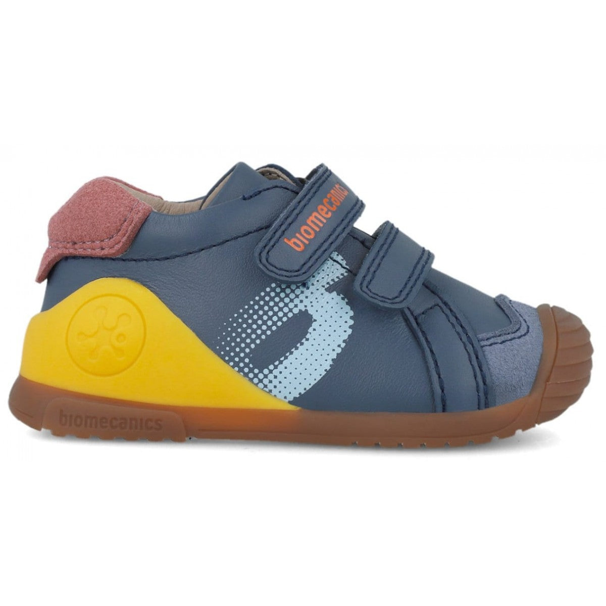 Biomecanics pantofi baieti 18-25 Sauvage Petrol cu mustariu
