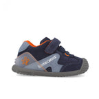 Biomecanics pantofi baieti 18-25 Serraje Azul Marino-portocaliu