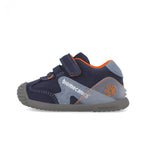 Biomecanics pantofi baieti 18-25 Serraje Azul Marino-portocaliu