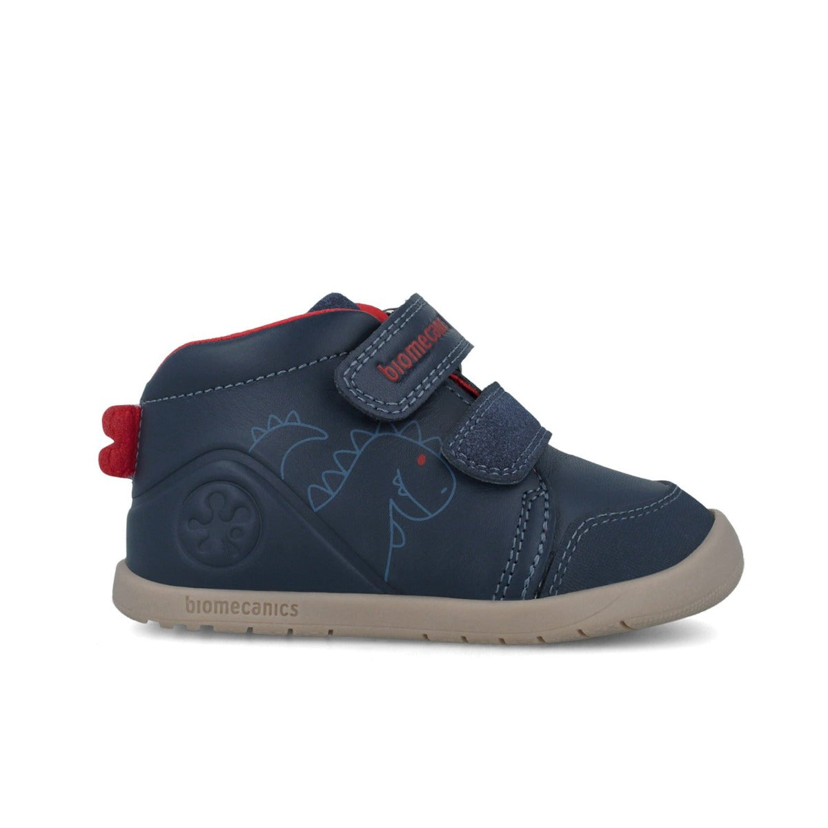 Biomecanics pantofi baieti Barefoot 19-23 Sauvage Ocean cu dino