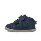 Biomecanics pantofi baieti Barefoot 19-23 Sauvage Ocean cu dino