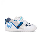 Biomecanics pantofi baieti  BAREFOOT 19-26 Rejilla Blanco Y Petrol