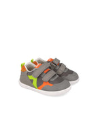 Biomecanics pantofi baieti Barefoot 19-26 Sauvage Grigio cu neon