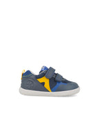 Biomecanics pantofi baieti Barefoot 19-26 Sauvage Petrol cu galben