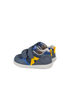 Biomecanics pantofi baieti Barefoot 19-26 Sauvage Petrol cu galben
