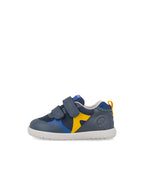 Biomecanics pantofi baieti Barefoot 19-26 Sauvage Petrol cu galben