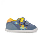 Biomecanics pantofi baieti First Steps Barefoot din panza canvas 19-26 Pique Jeans cu masina